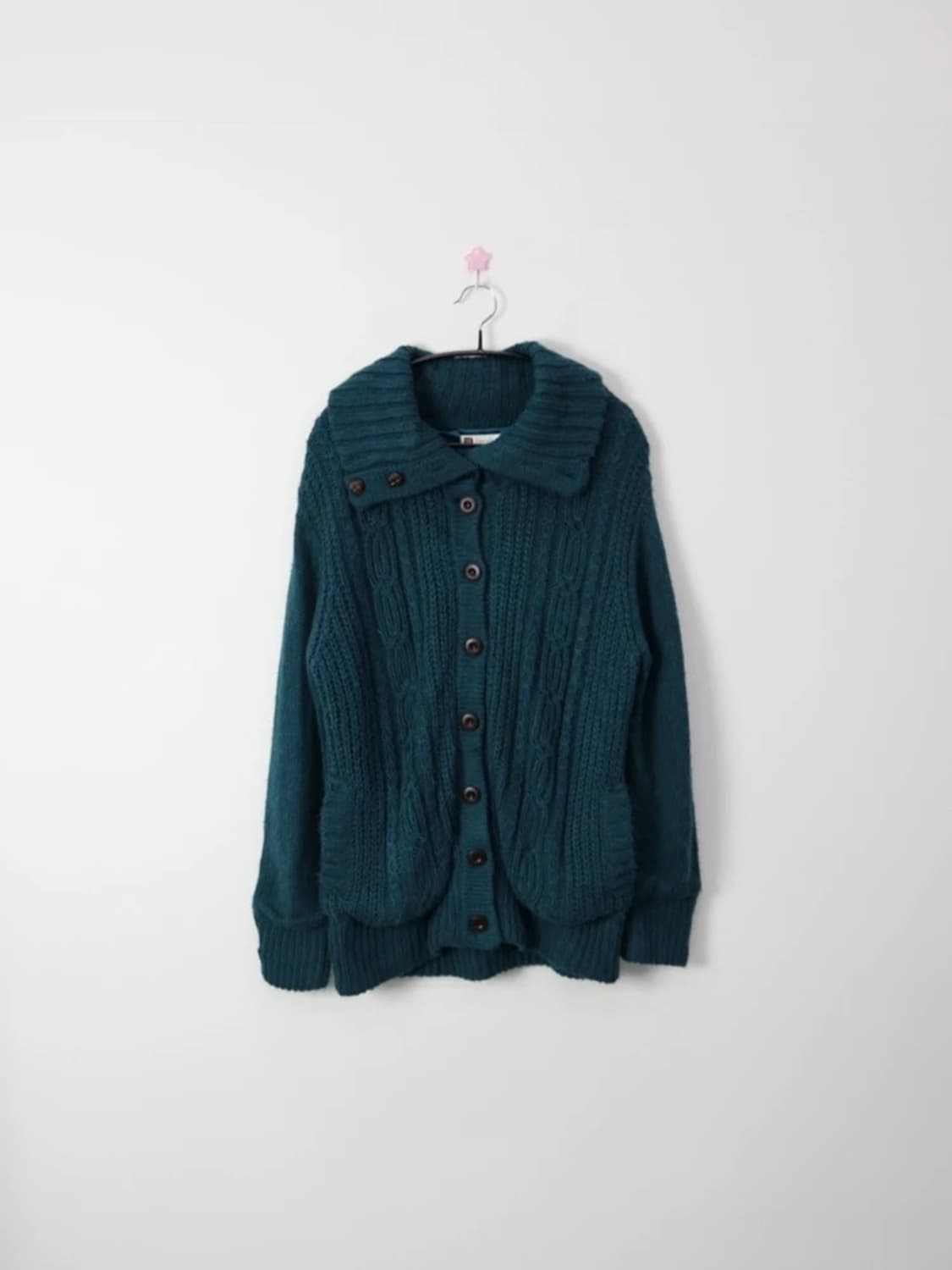 Graceful Days Cable Knit Button Cardigan 상품이미지1