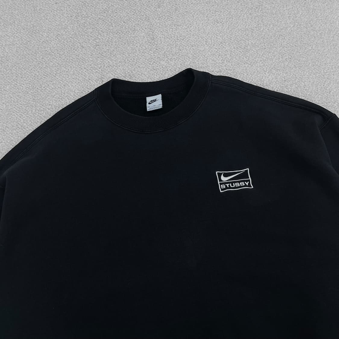 스투시 Stussy x 나이키 NRG 워시드 플리스 크루넥 맨투맨 상품이미지2