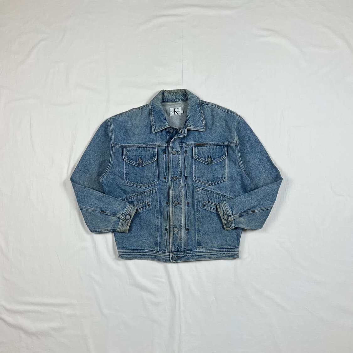 90’s 캘빌클라인 calvin klein 청자켓 상품이미지1