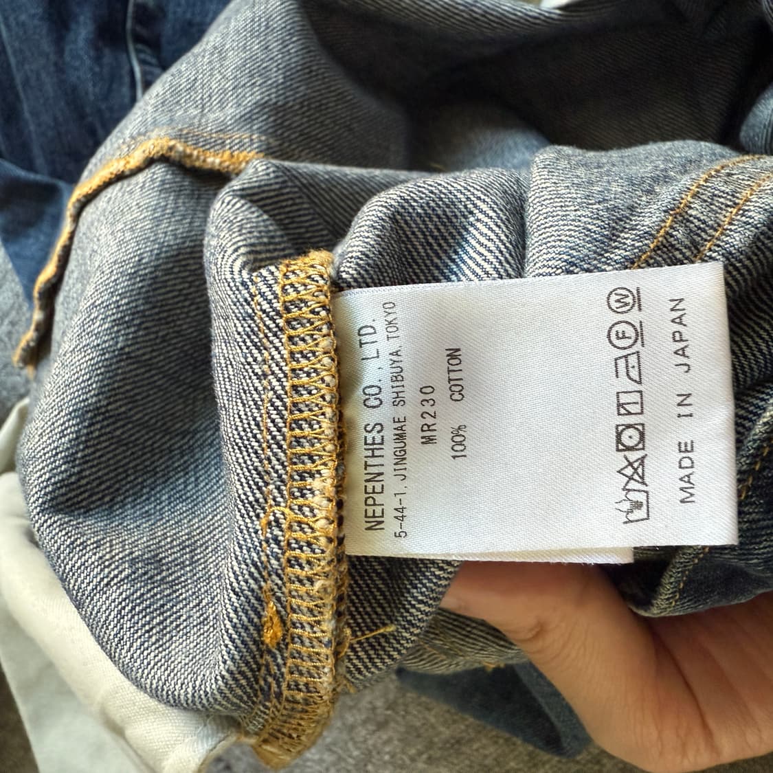 니들스 hd핏 12oz 데님 M 상품이미지5