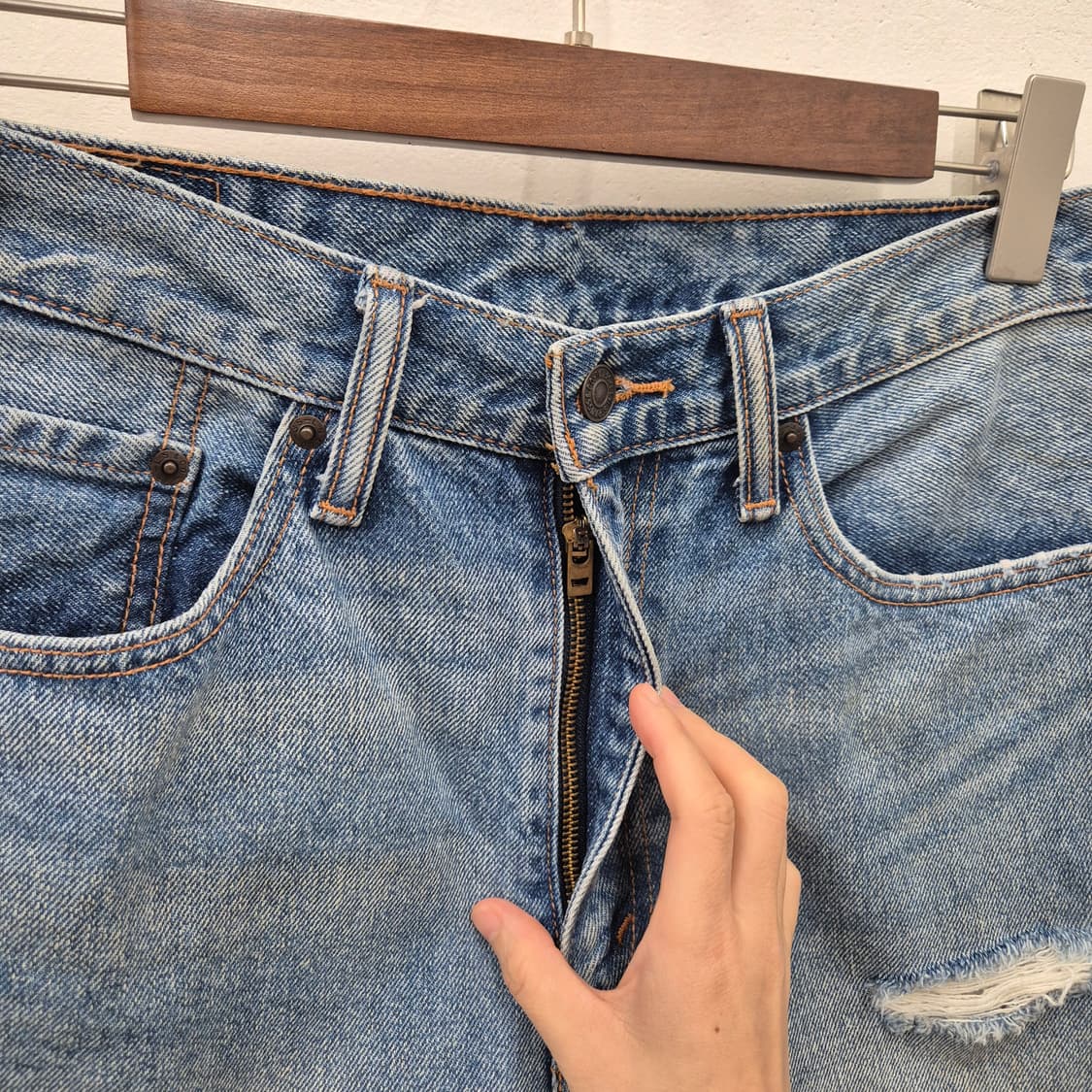 리바이스 505 C 슬림 스트레이트 34 상품이미지4