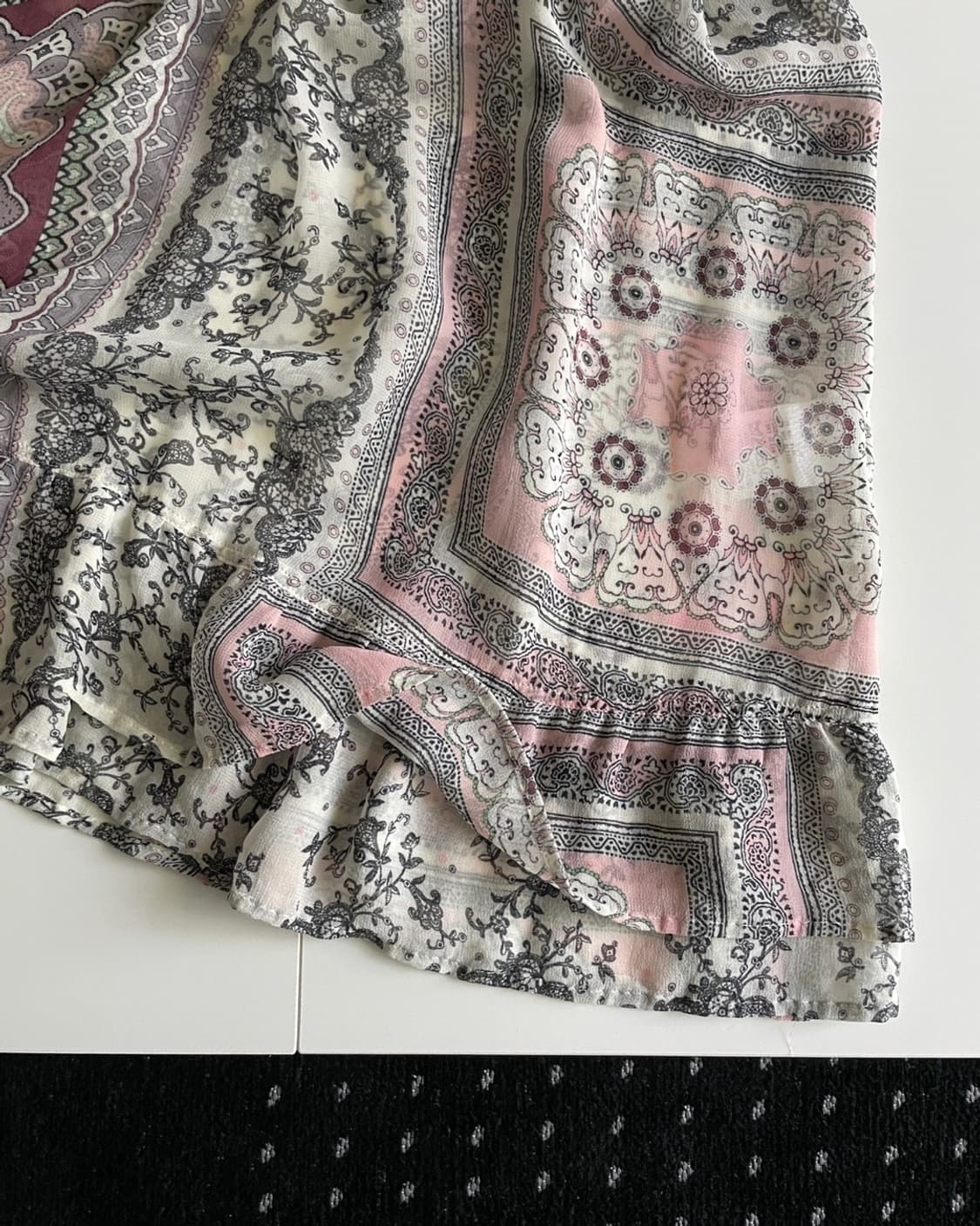 cupro pattern blouse 상품이미지7