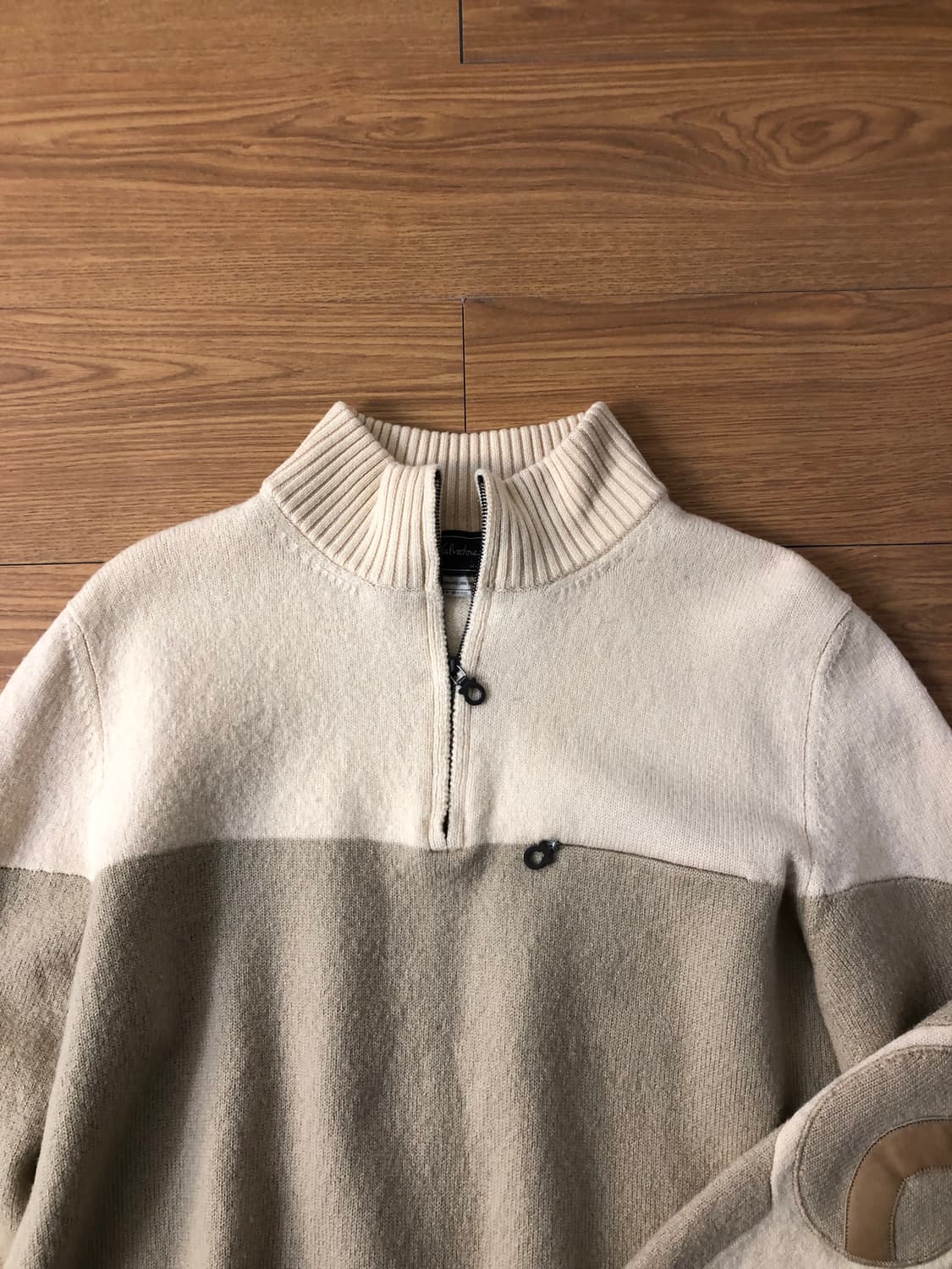 살바토레 페라가모 1/4 집 니트 상품이미지6