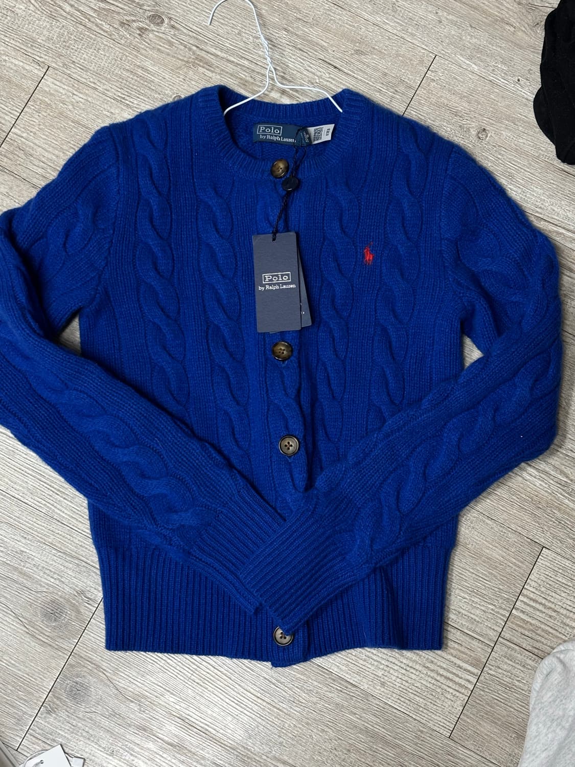 폴로 울 꽈배기 니트 xxs 상품이미지1