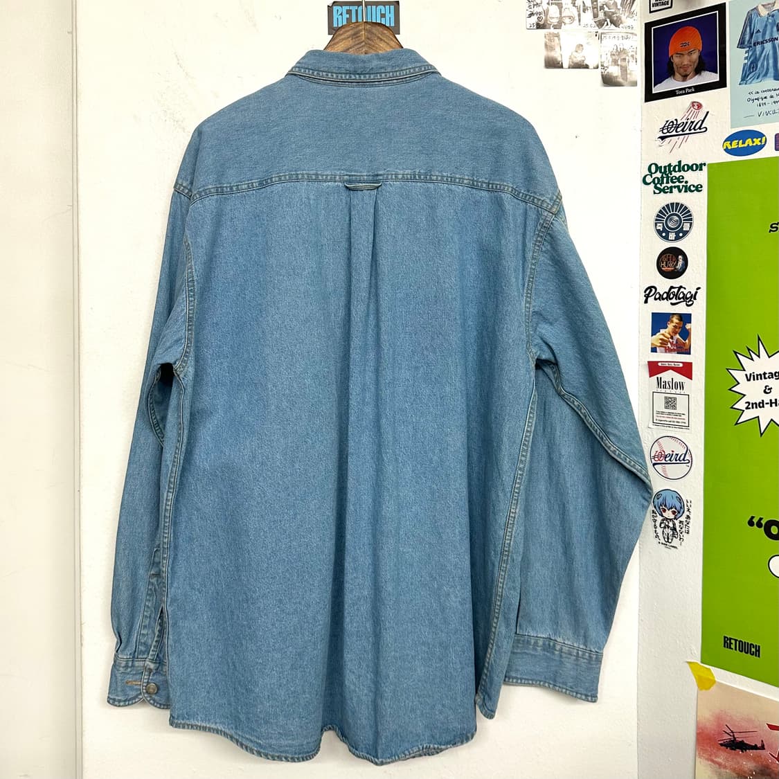 90‘s 워너브로스 태즈 자수 셔츠 상품이미지8