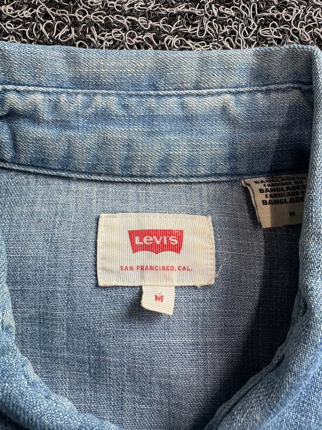 리바이스 아메카지 바스토우 웨스턴 데님 셔츠 4133 상품이미지4