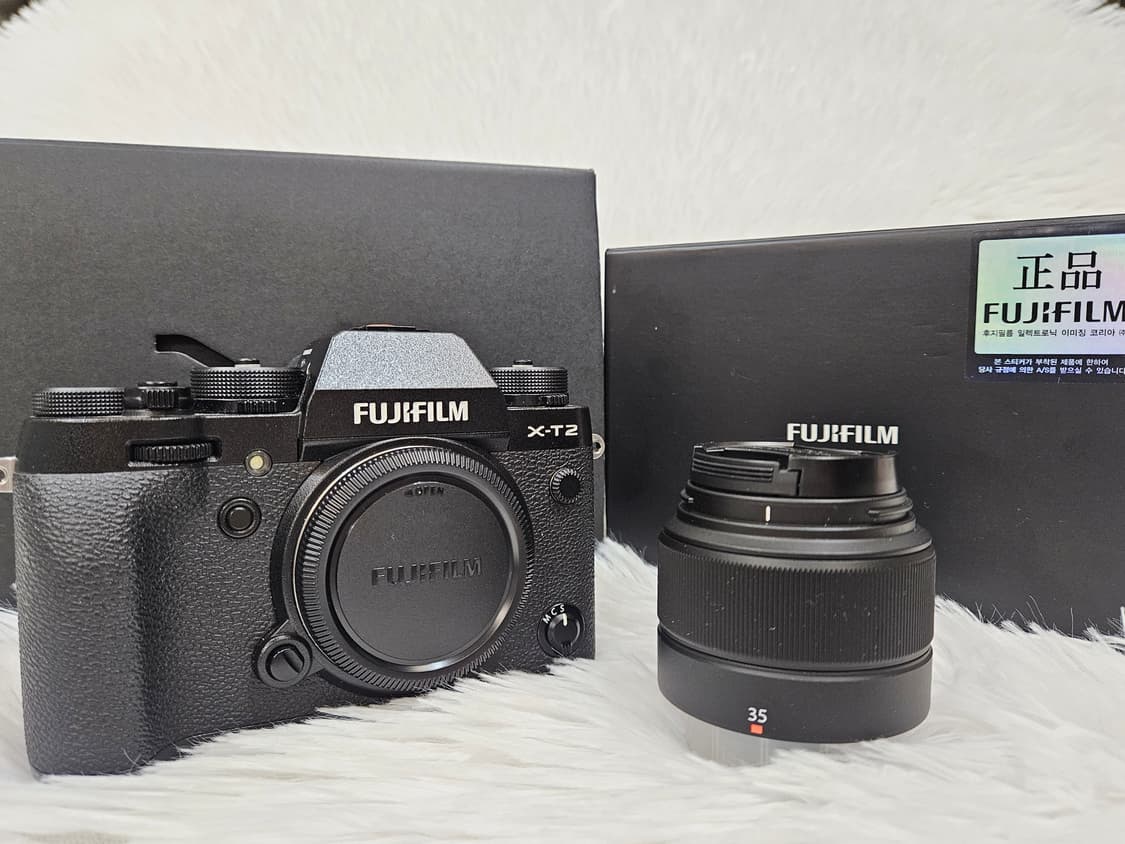 [민트] 후지필름 X-T2 + XC 35.2 미러리스 카메라 판매 상품이미지1
