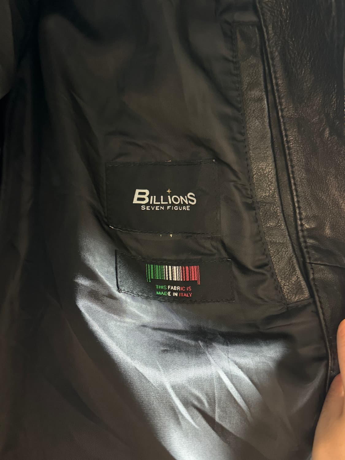 빌리언즈 싱글 레더 자켓 상품이미지3