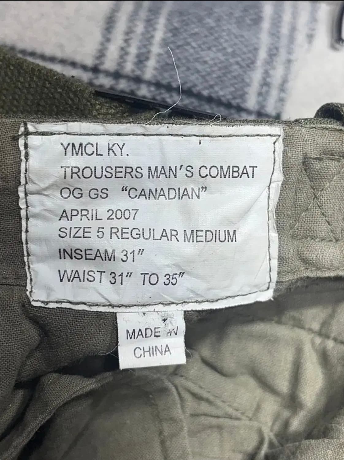 Ymcl ky 캐나다군 팬츠 상품이미지10