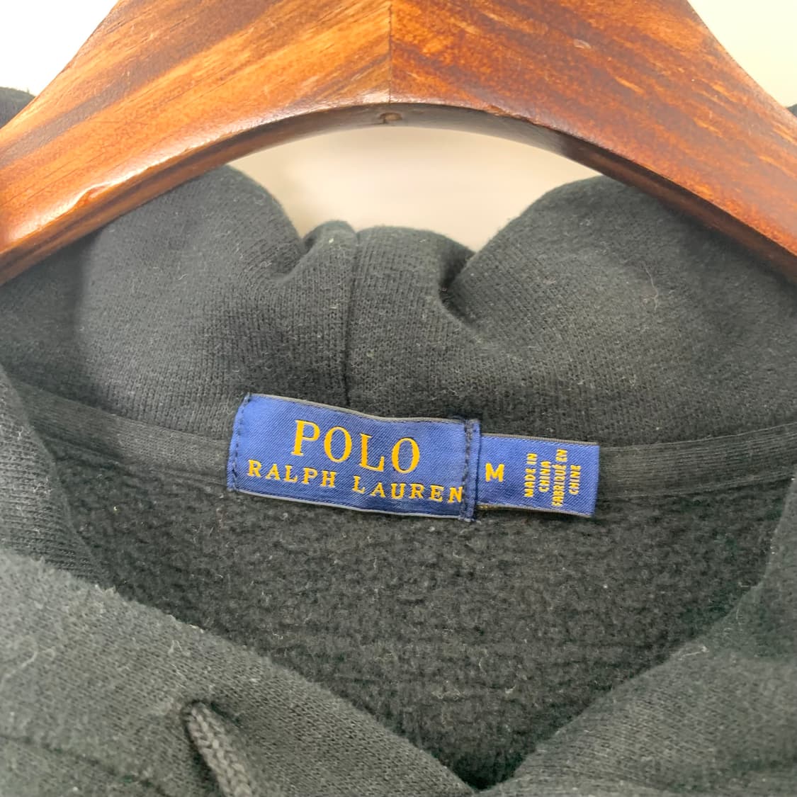 폴로 랄프로렌 화이트포니 블랙 후드티 상품이미지6