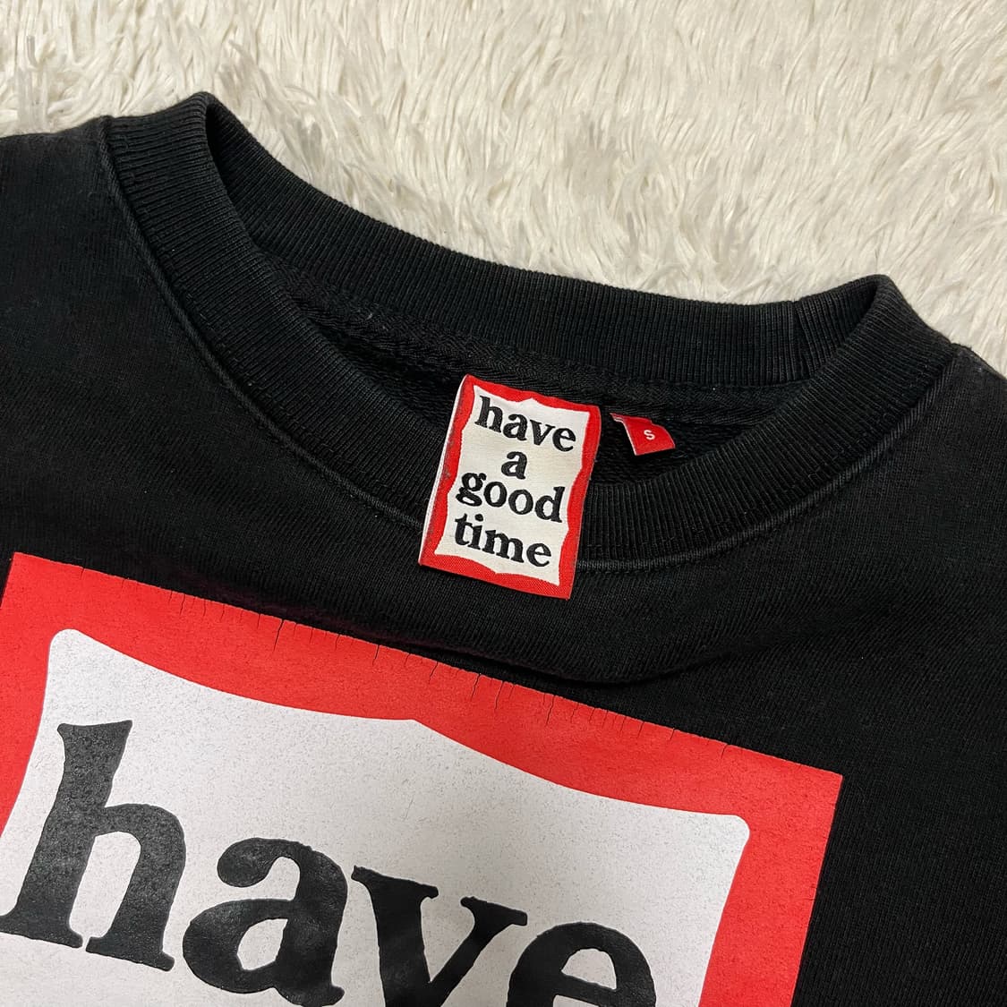 Have A Good Time Black Sweatshirt 상품이미지6