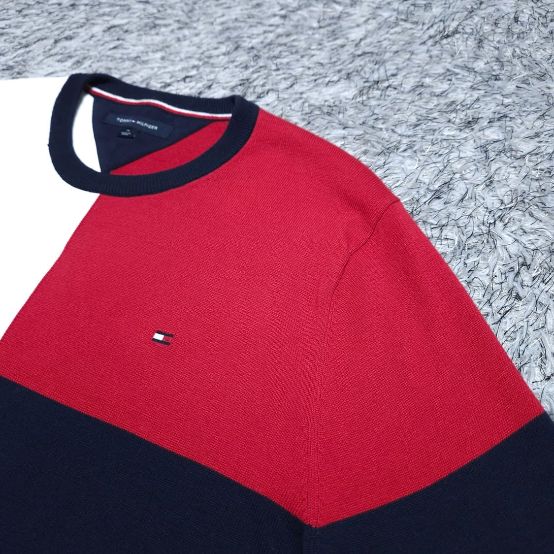 타미힐피거) M 남자 라운드면니트 코튼니트 / 왕눈이샵 상품이미지4