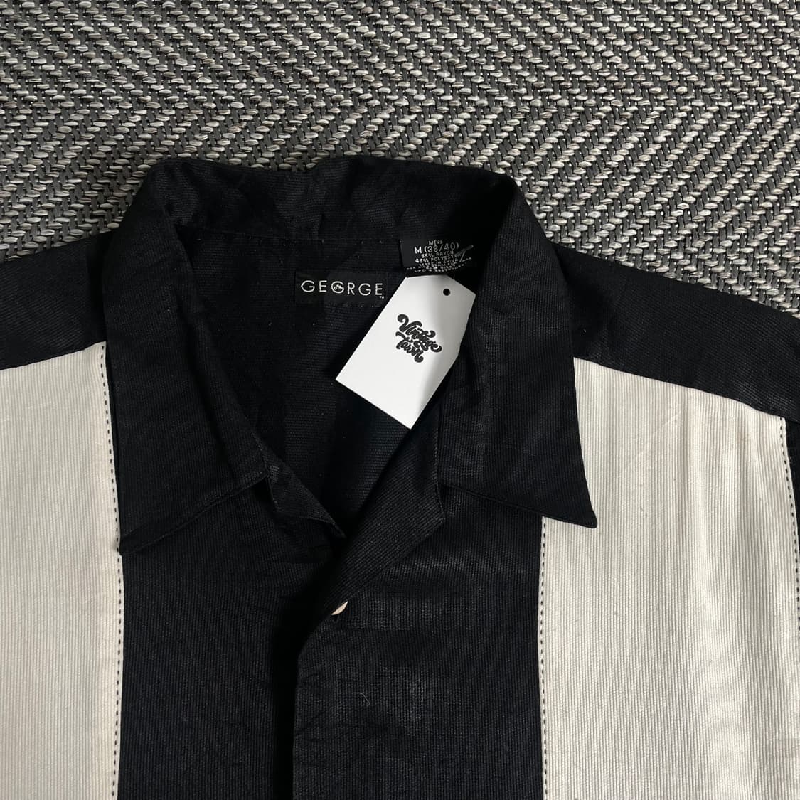 USA 빈티지 오리지날 쿠바 셔츠o 2859 상품이미지3