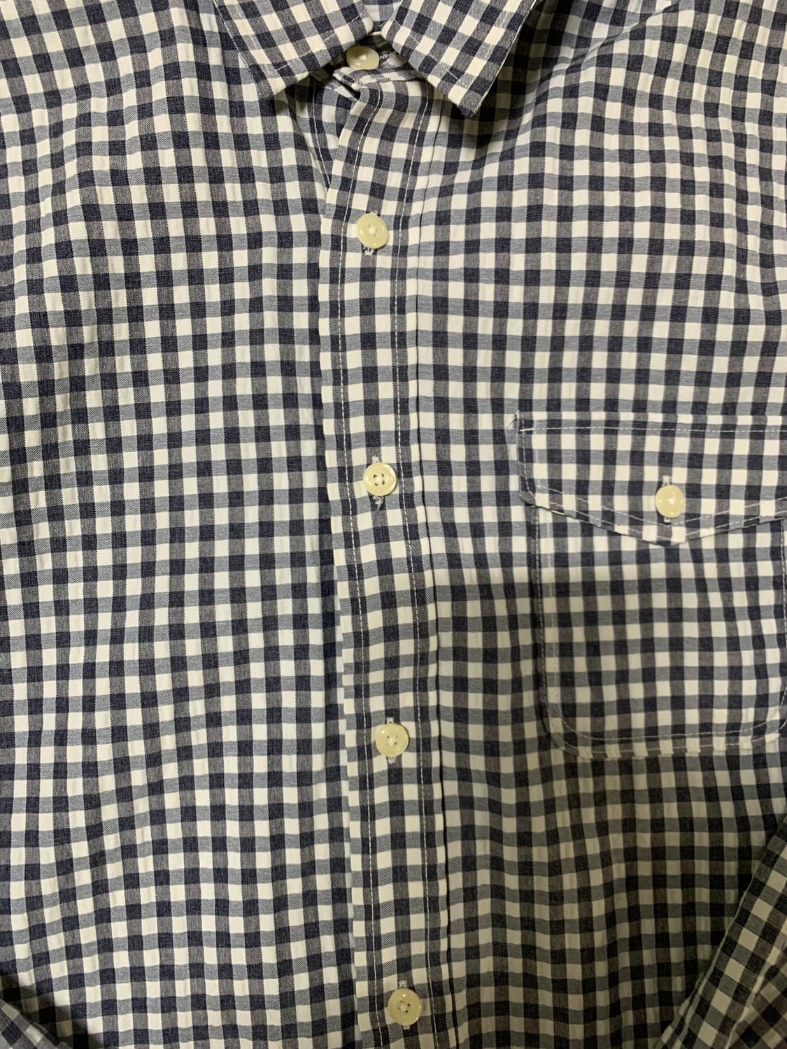 톤 셔츠 체크 남방 미사용품 판매합니다 상품이미지6