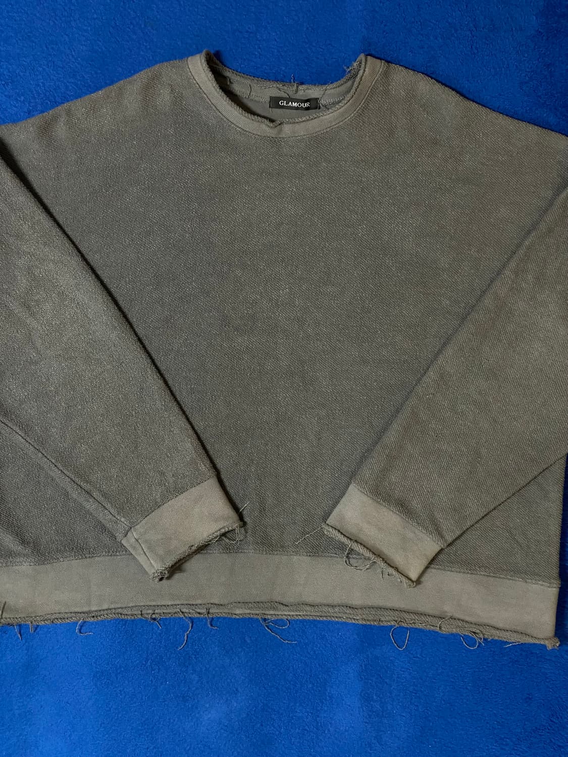 Glamour 글래머 루즈핏 그런지 스타일 니트 상품이미지2