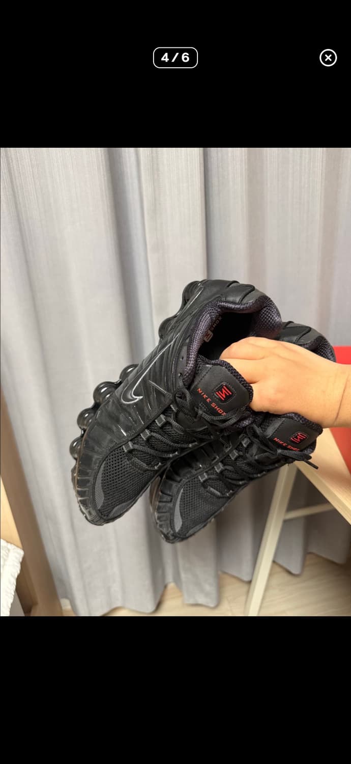 [나코탭 새상품] 나이키 TL샥스 블랙 290 상품이미지4