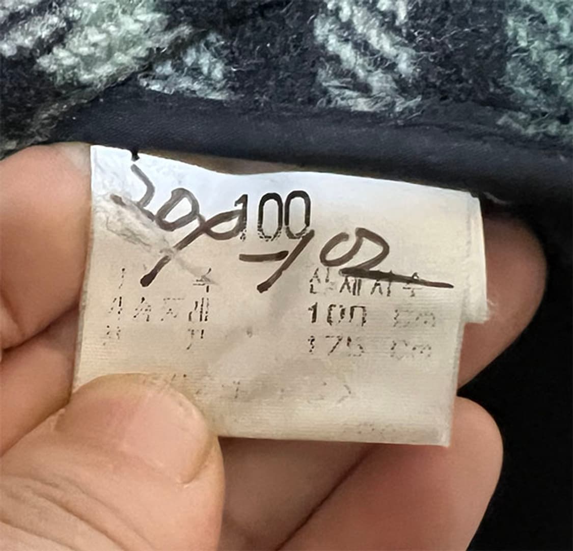 빈폴 남자 더플코트 떡볶이 모직 올드스쿨룩 XL 105 상품이미지5