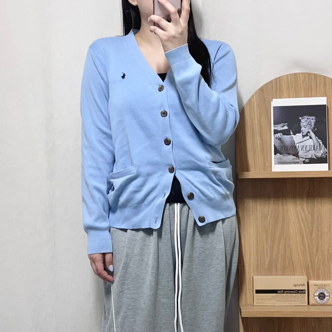 [정품] 폴로 소라 / 네이비포니 가디건 [ XL(18-20) ] 상품이미지3