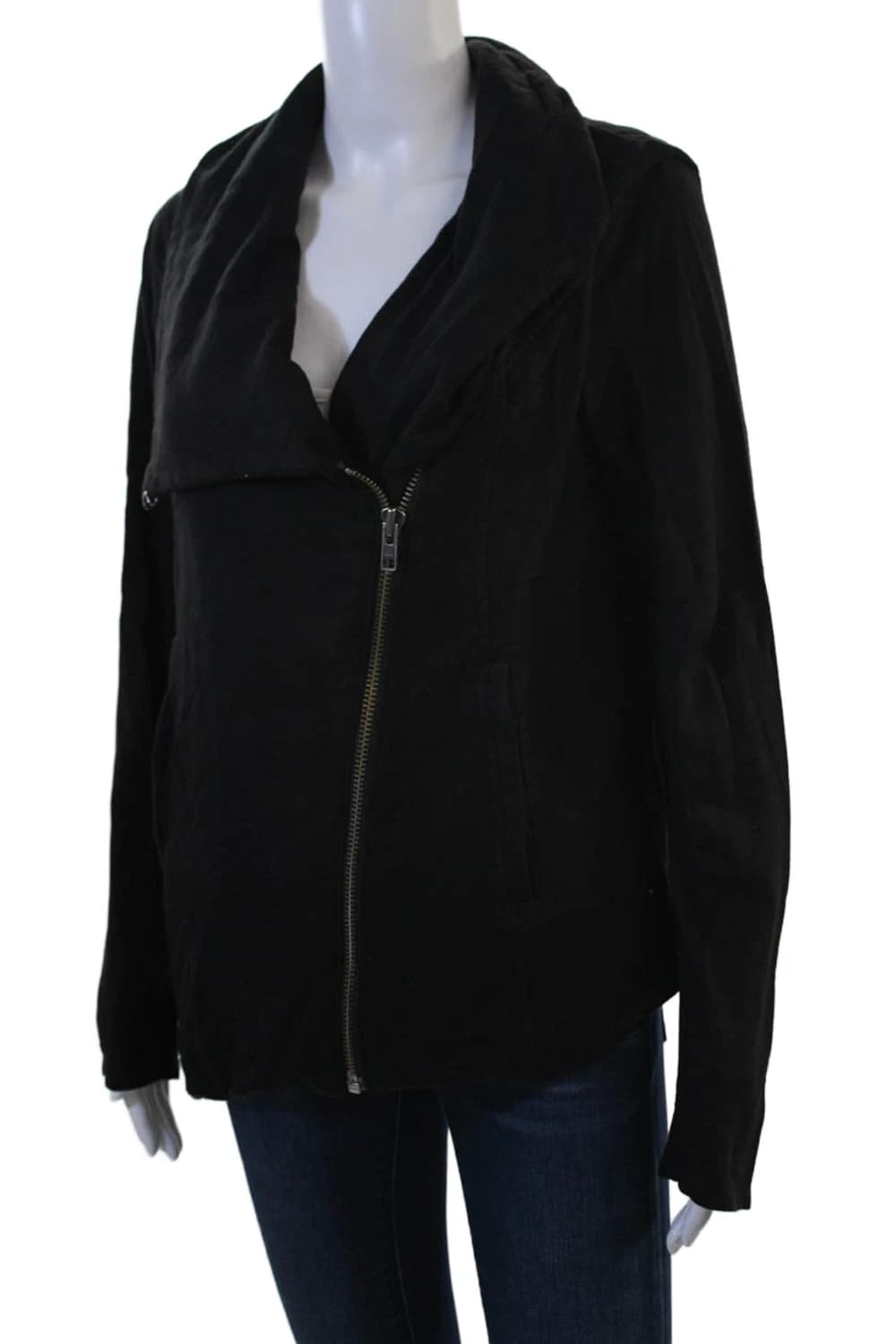 헬무트 랭 비대칭 드레이프 지퍼 자켓 상품이미지3