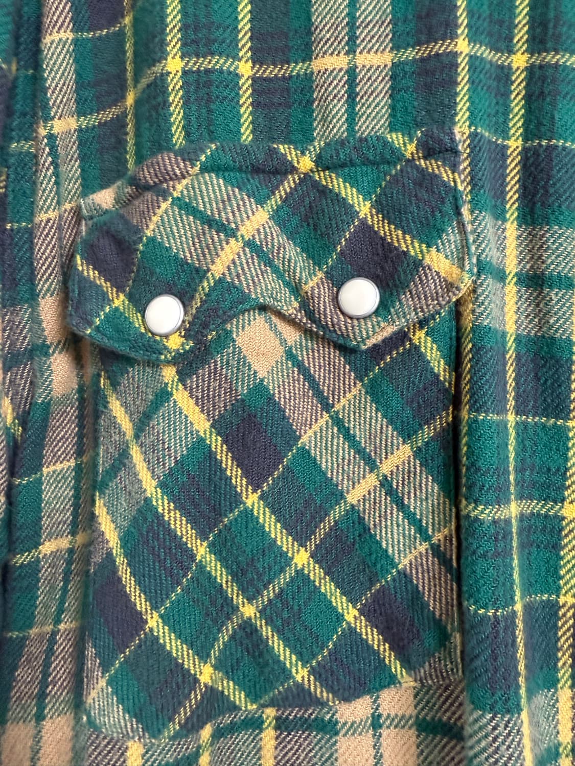 WYTHE(위스) 플란넬 웨스턴 셔츠 L사이즈 상품이미지3