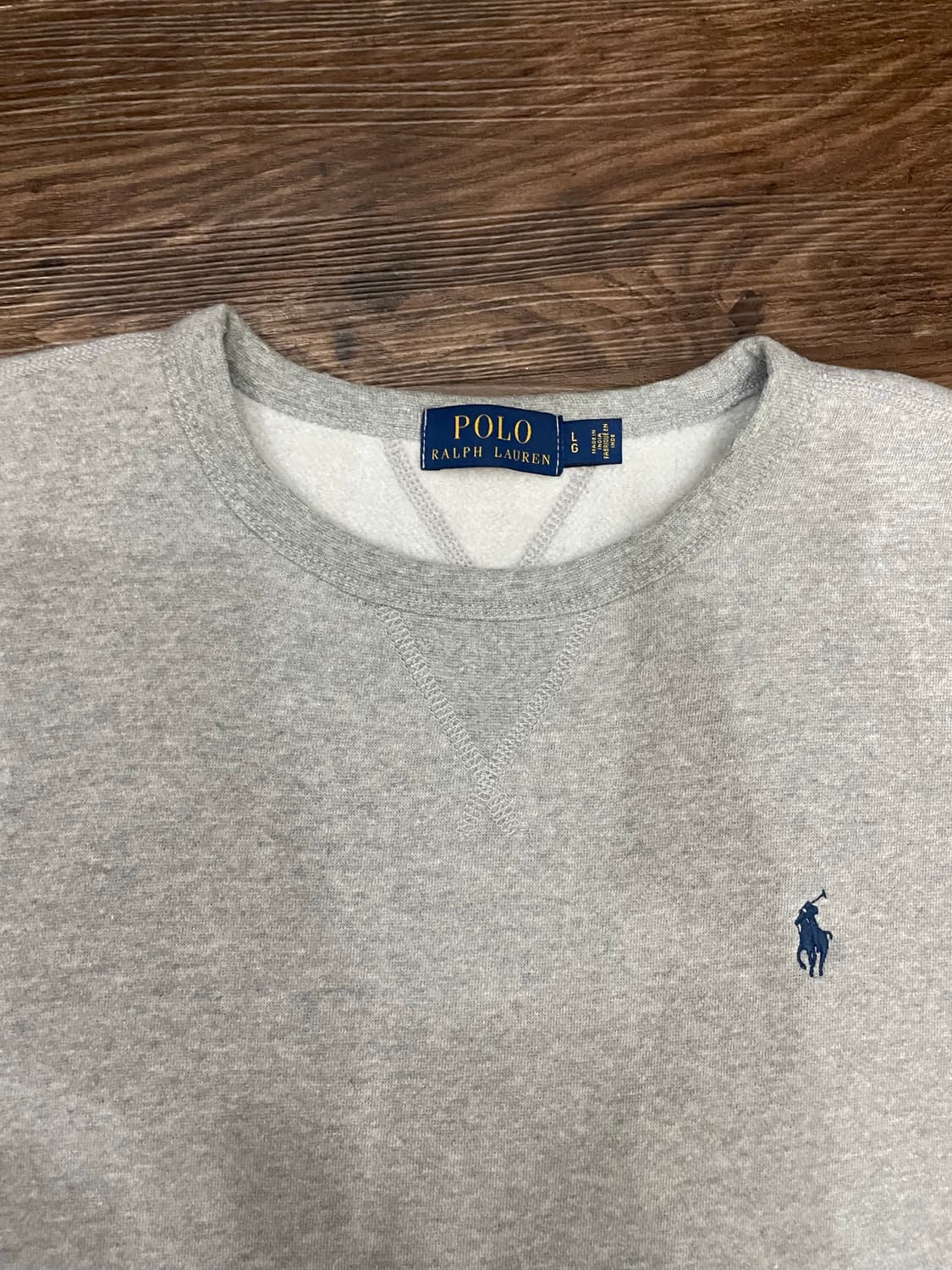 폴로 랄프로렌 그레이 스웻셔츠 맨투맨 상품이미지2