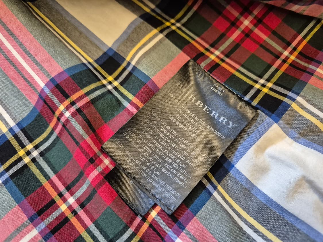 19fw 버버리 멀티 컬러 플레이드 카 코트 상품이미지9