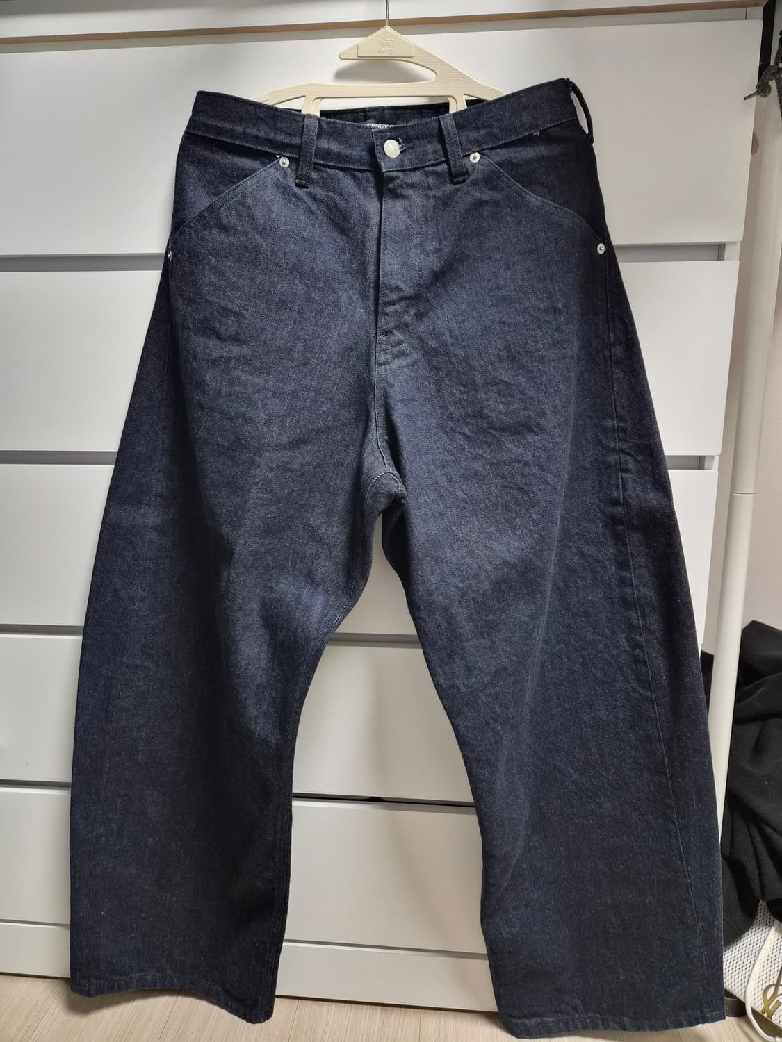 해칭룸 와이드커브진 인디고 3 (샘플세일 구매) 상품이미지1