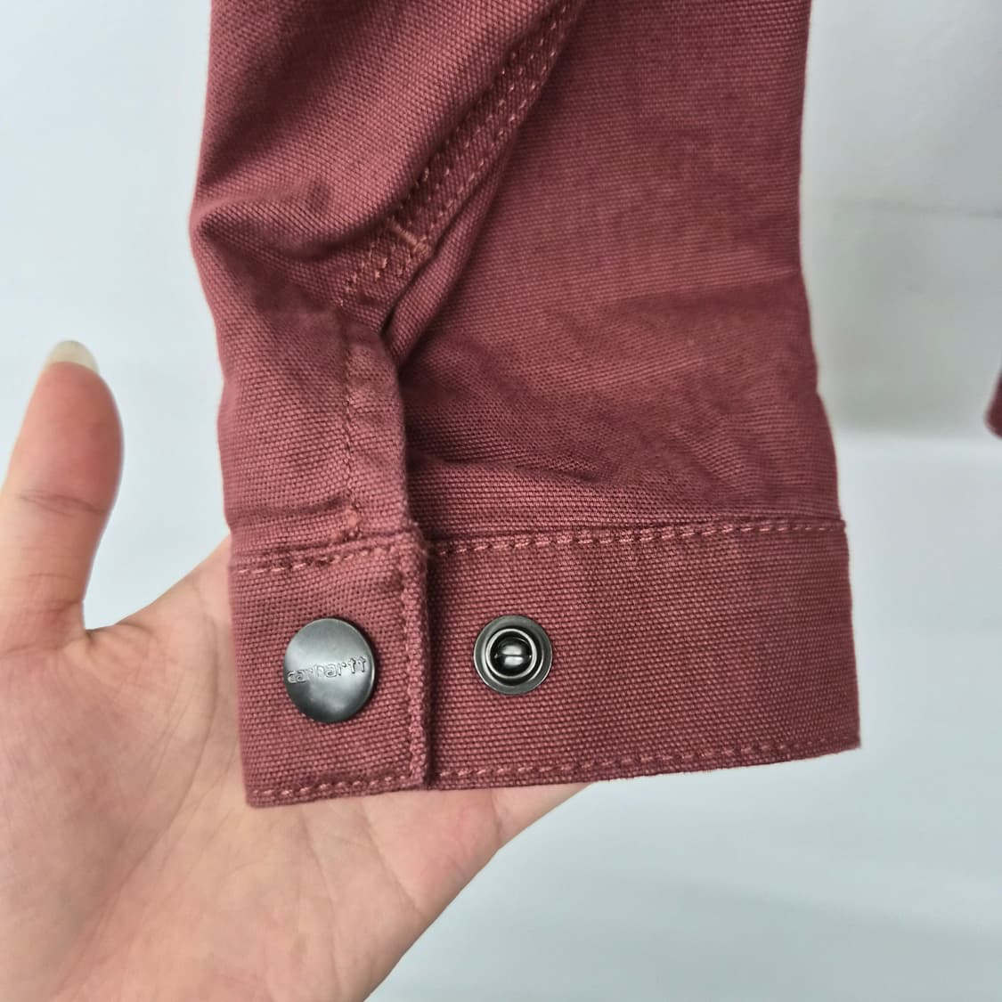 칼하트 와인색 디트로이트 자켓 남녀공용 S 상품이미지4