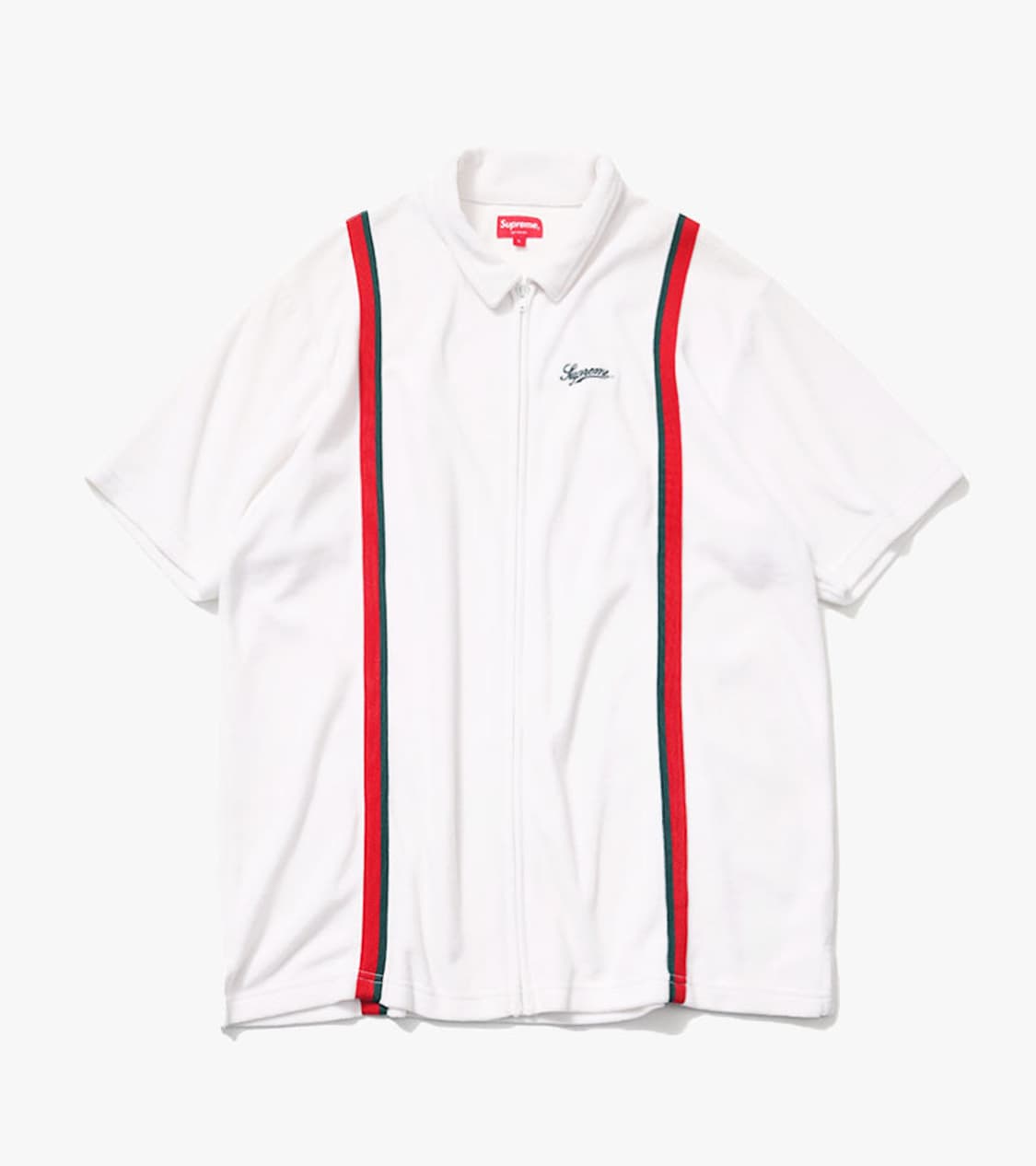 SUPREME - VELOUR WARM UP SHIRT 상품이미지1