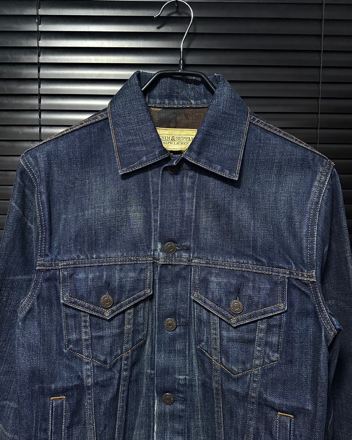 데님앤서플라이 폴로 랄프로렌 워싱 데님 청 자켓 트러커 워크 XS 카모 상품이미지4