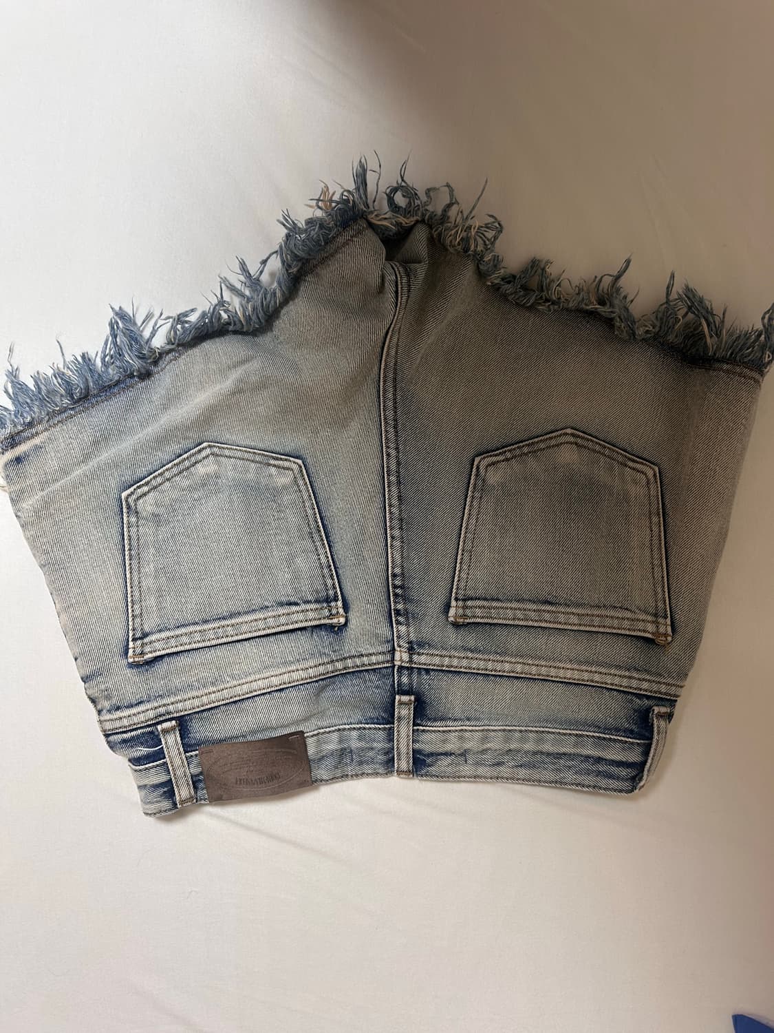 보헤미안서울 데님 반바지 상품이미지2