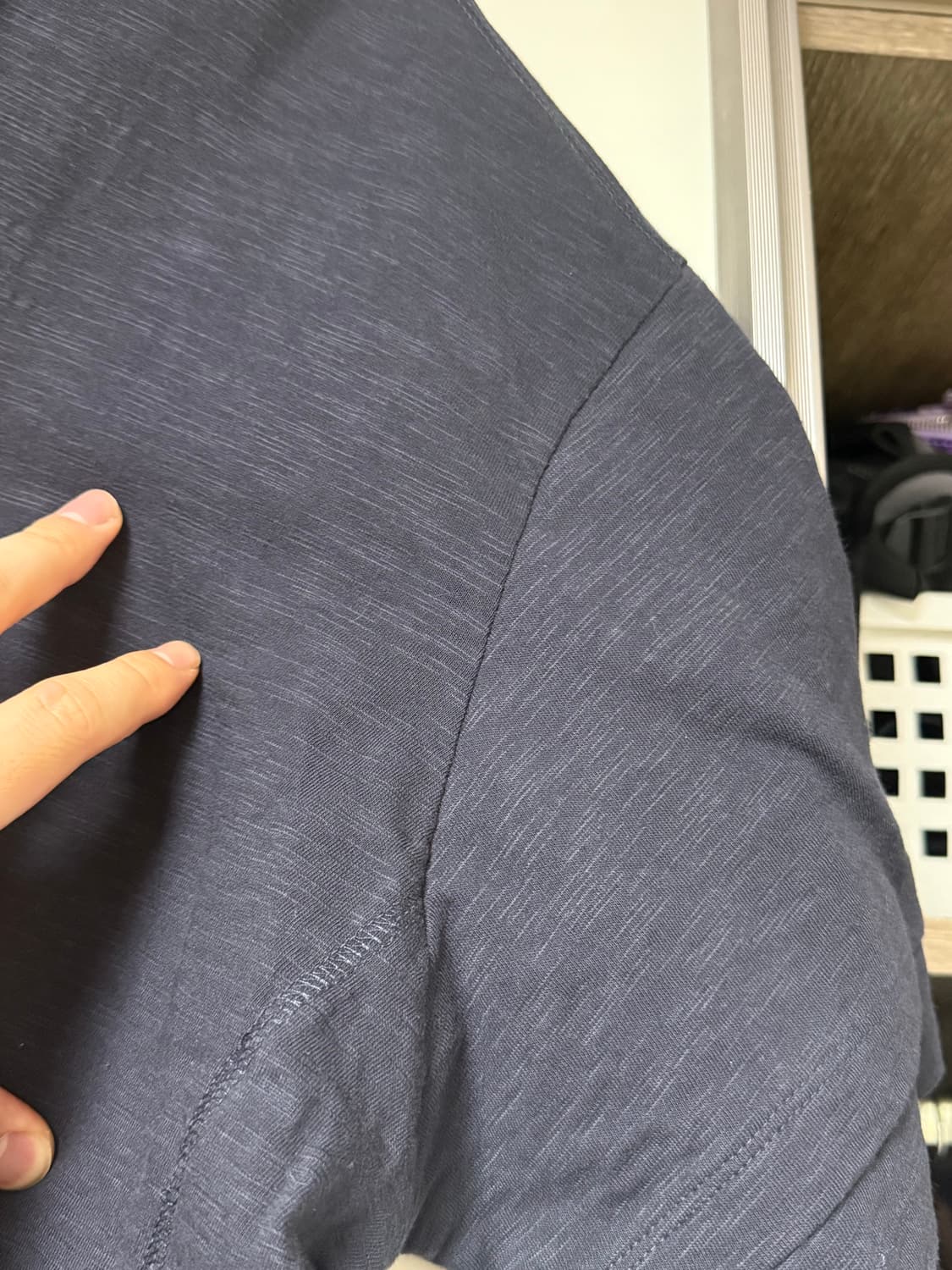 999humanity 더블 레이어드 롱슬리브(네이비) 상품이미지5