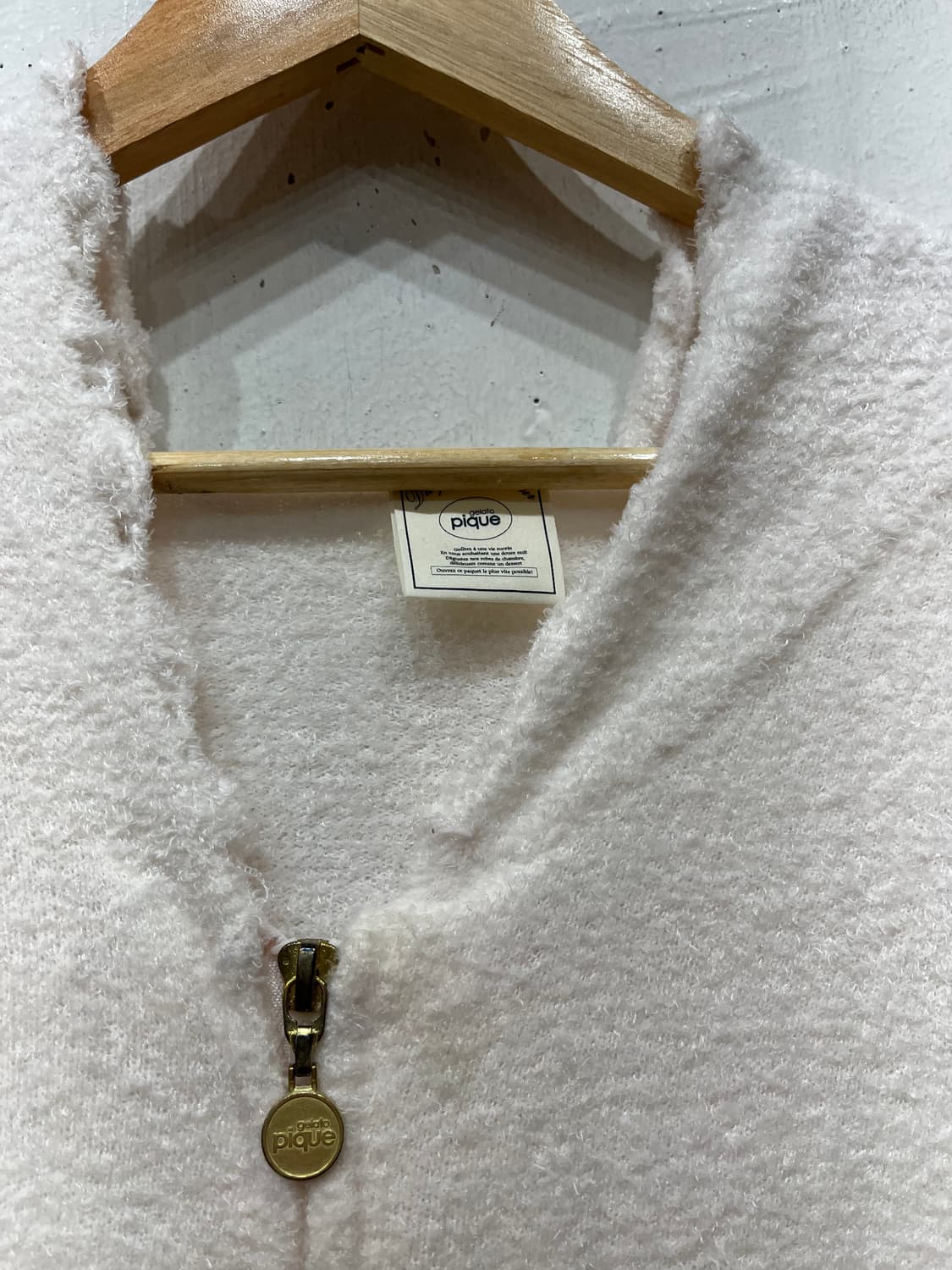 PIQUE JPN 페어리 부클 후드집업  상품이미지4