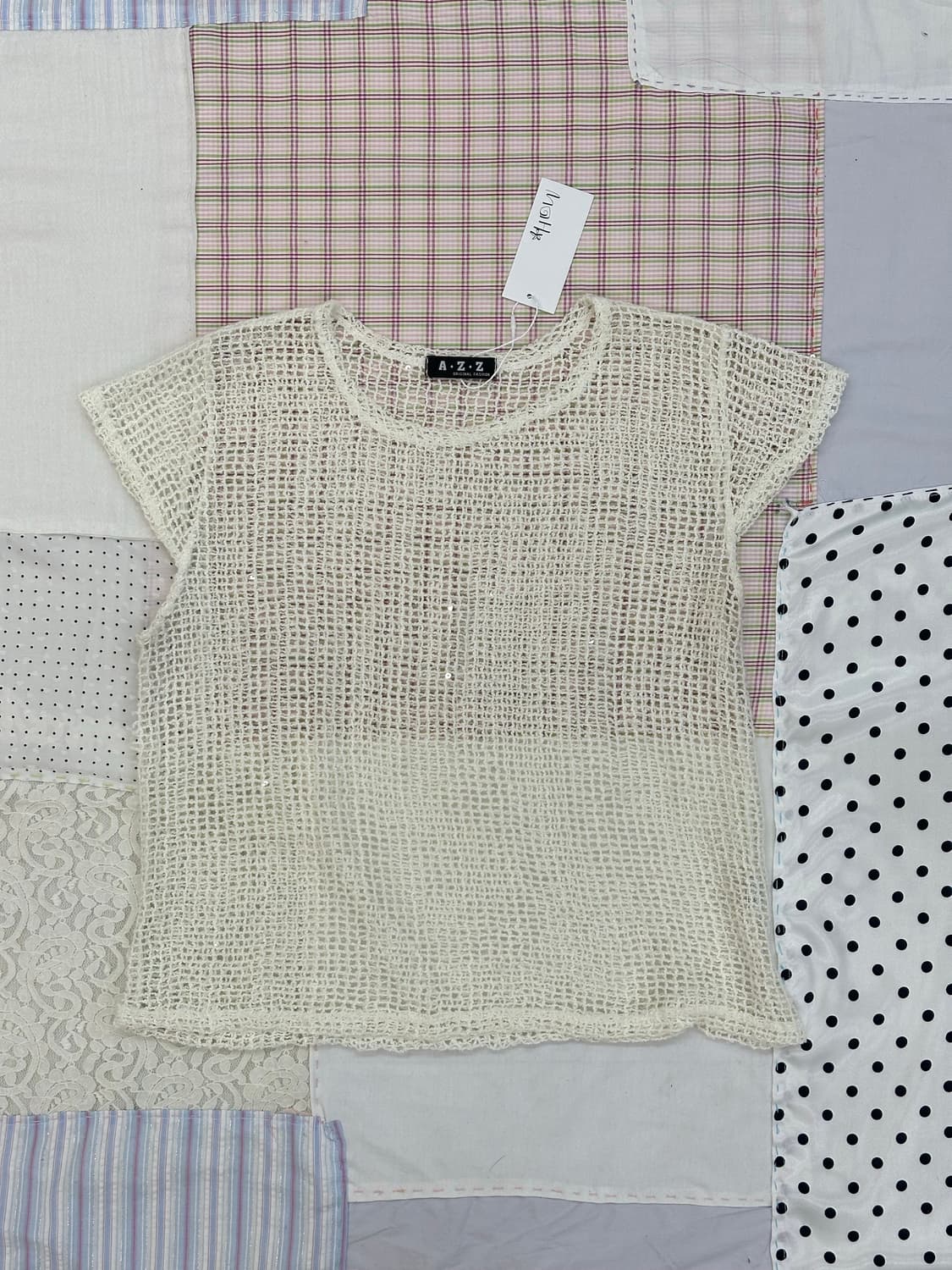 스파클 망사 니트  상품이미지7