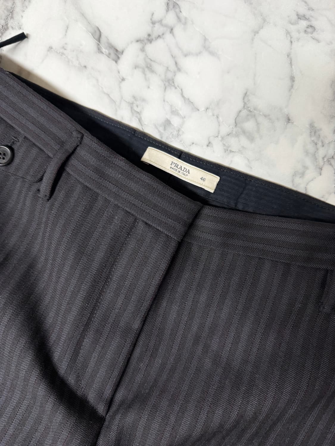 프라다 스트라이프 트라우저 46사이즈 상품이미지2