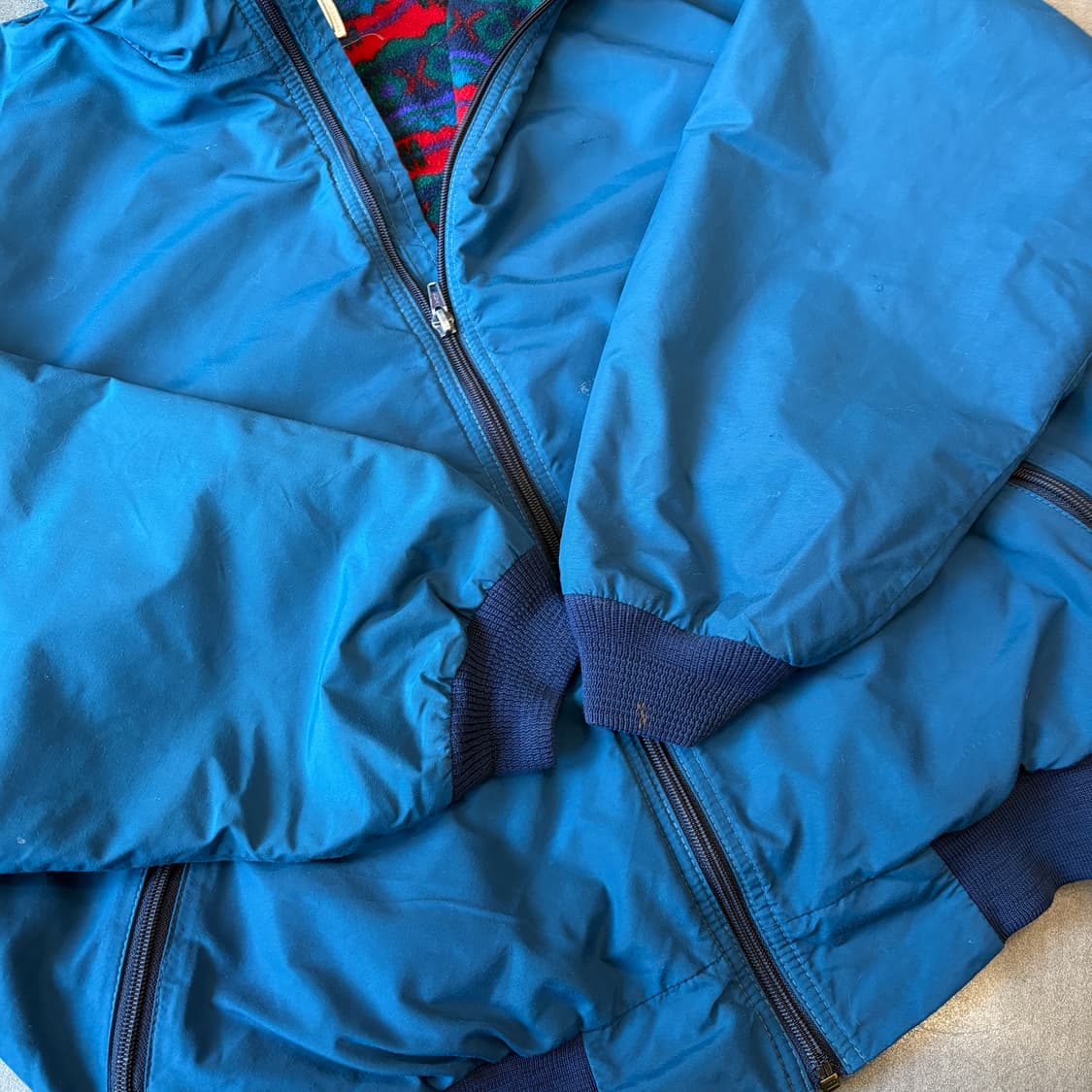 90s L.L.bean 90년대 엘엘빈 쓰리 시즌 블루 웜업 자켓 상품이미지8