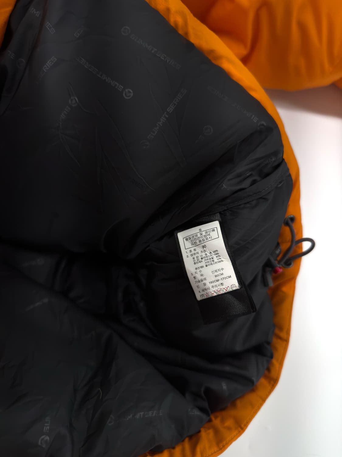 노스페이스 히말라야 패딩 오렌지 상품이미지5