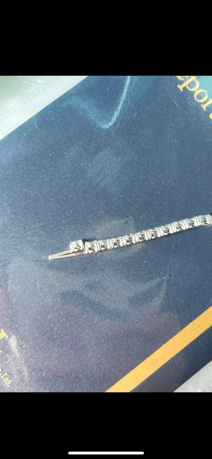 *새상품*랩그로운다이아몬드 5.6CT 14K금 테니스 팔찌 상품이미지4