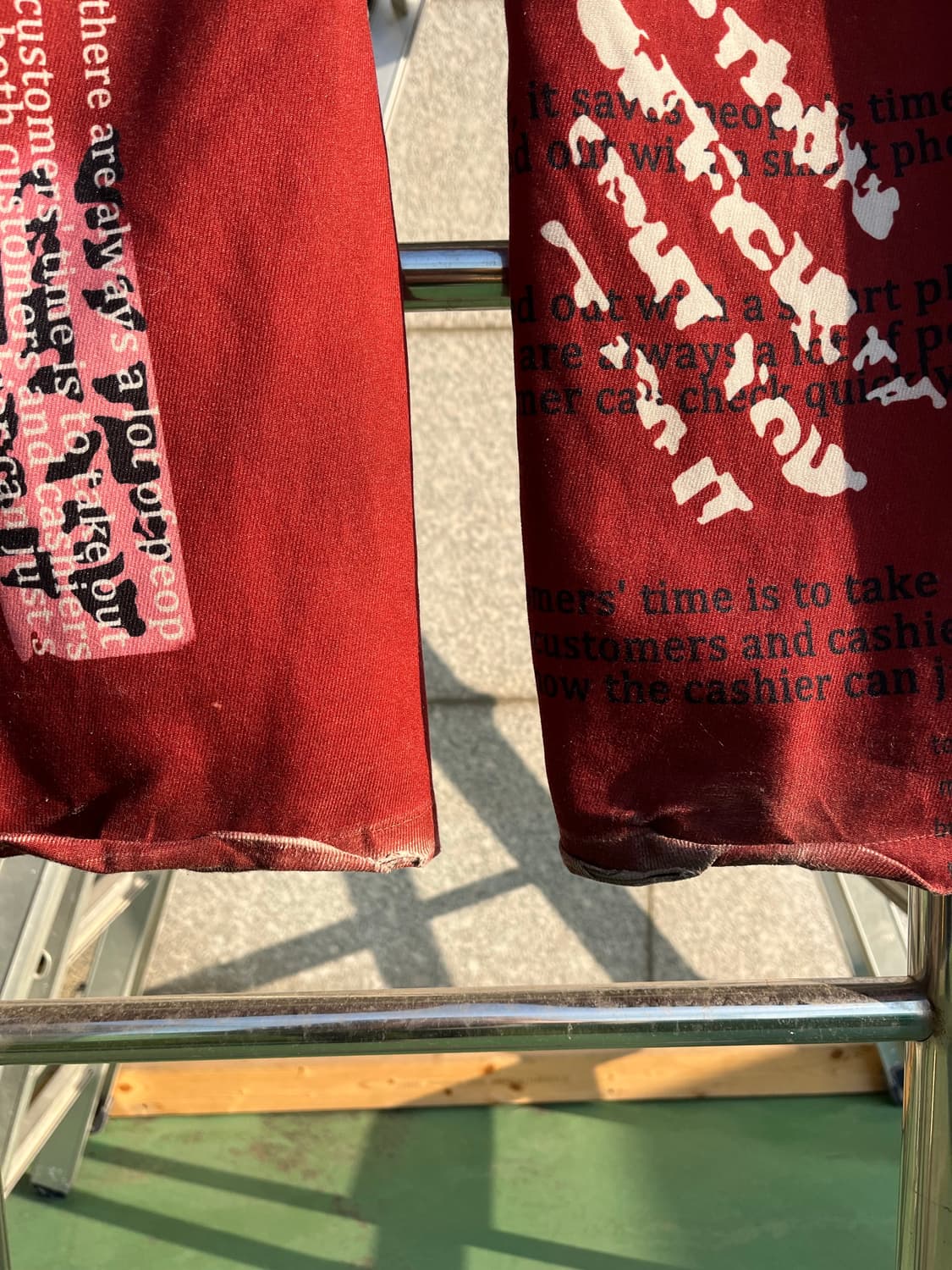 빈티지 레터링 리본 팬츠  상품이미지7