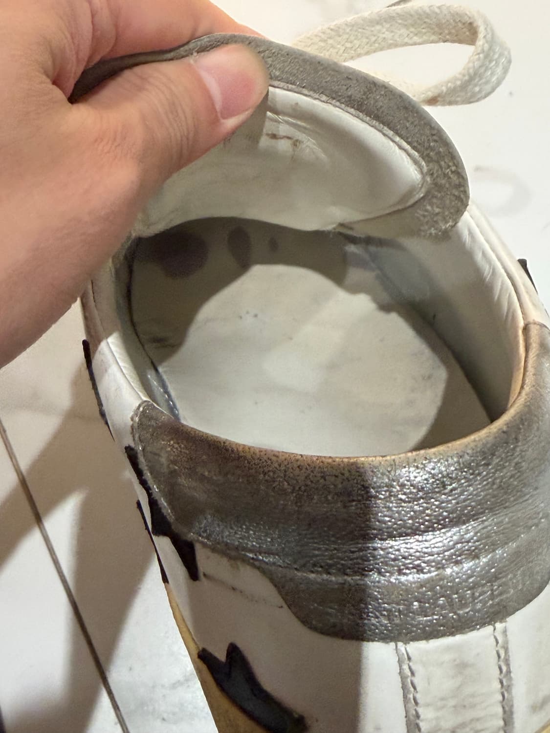 생로랑 스타 로우탑 스니커즈 42.5사이즈 상품이미지5