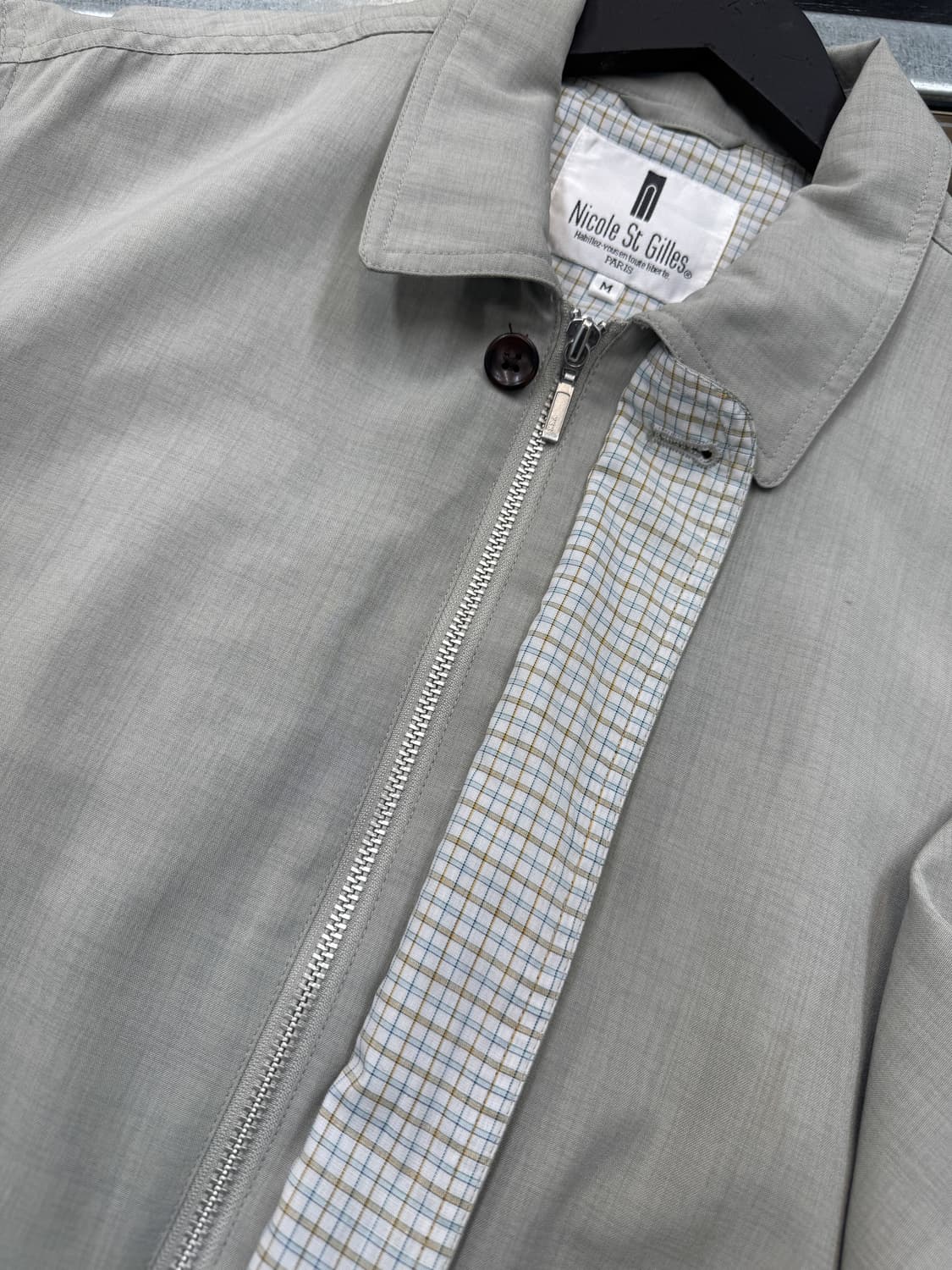 Nicole St Gilles 클래식 해링턴 자켓 상품이미지4