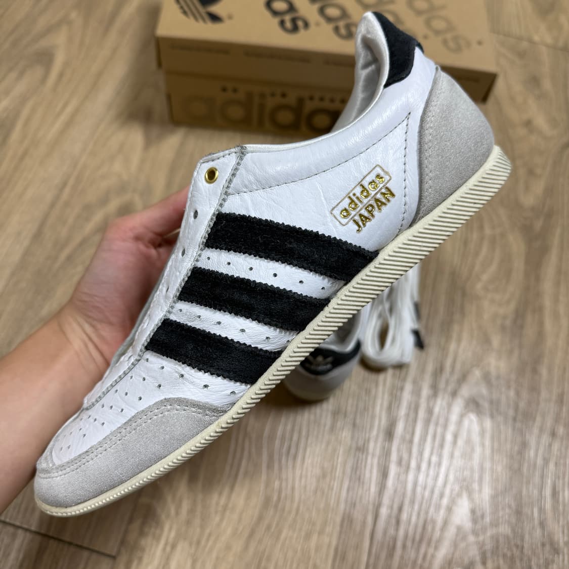 아디다스 재팬 W 화이트 블랙 250mm 상품이미지4