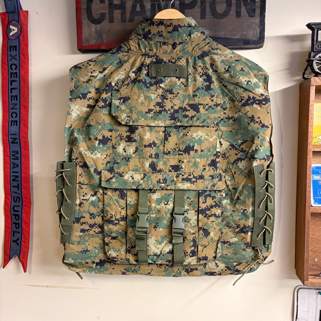 엑스톤즈 USMC MARPAT 택티컬 베스트 새상품 사이즈 선택 상품이미지5