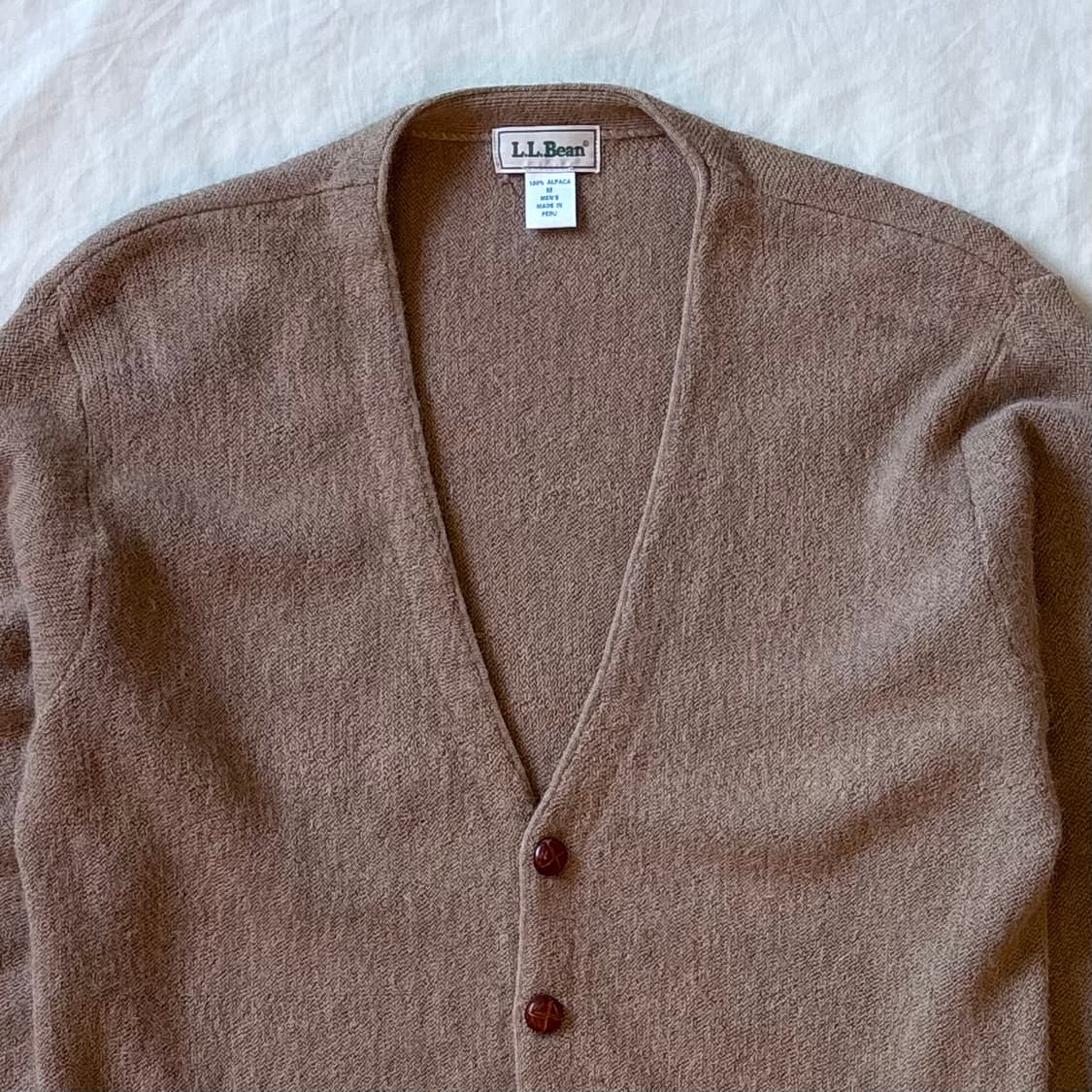 [102-105] 90s L.L.Bean 알파카 100 니트 가디건 상품이미지2