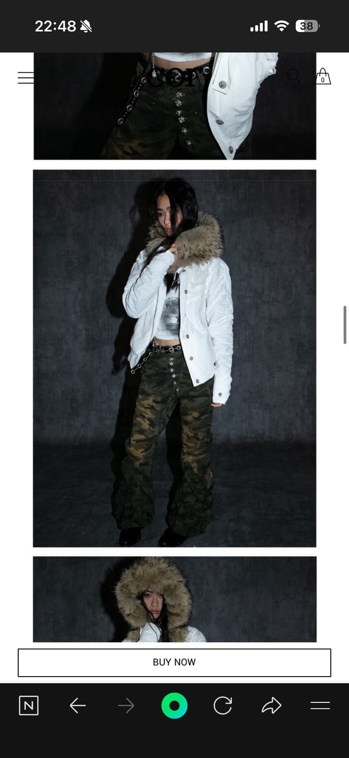 Double Punch Scimitar-sleeve fur plus 상품이미지2