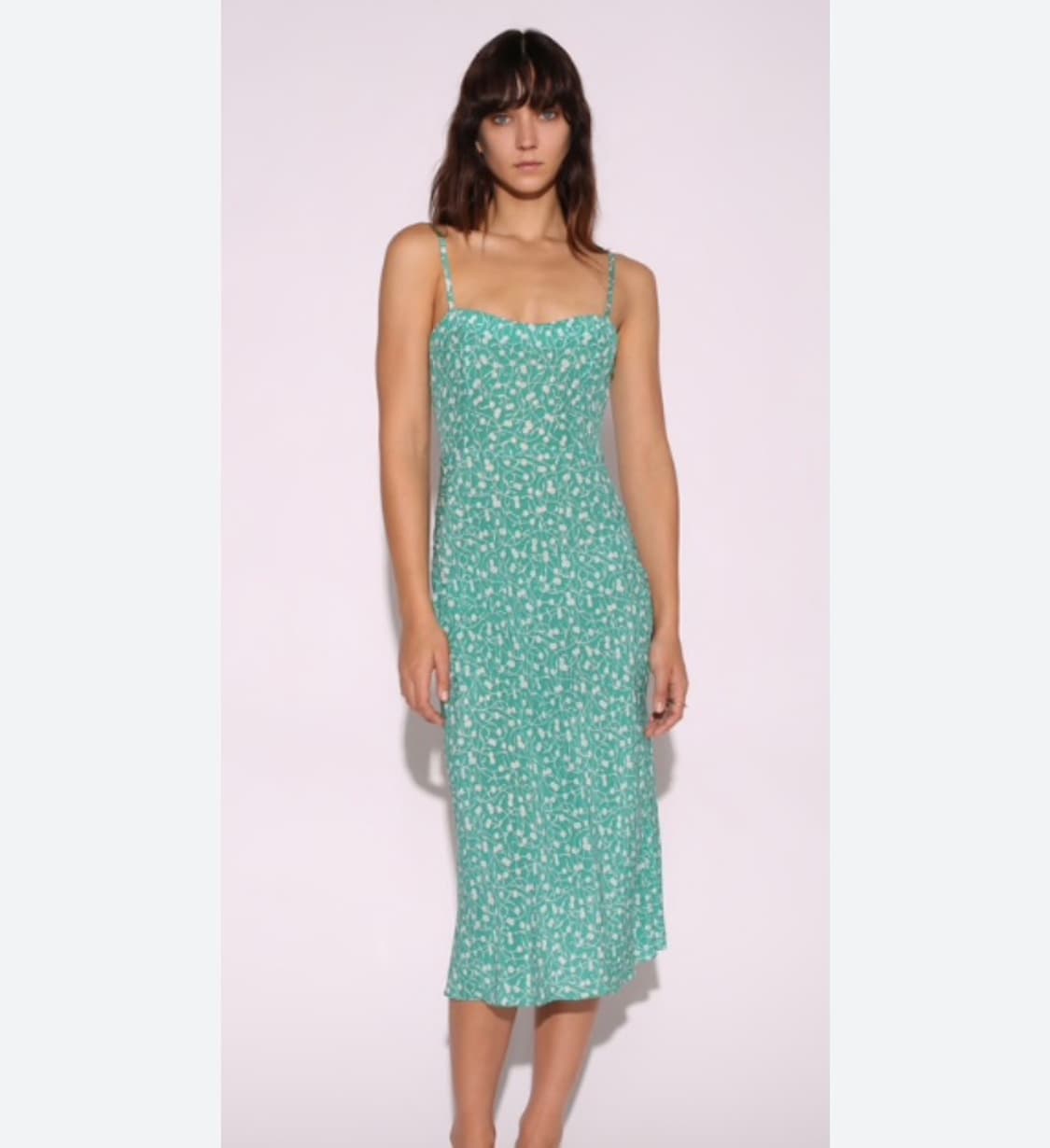 리얼리제이션 원피스 The Amelia dress 그린 새상품 XS 상품이미지4