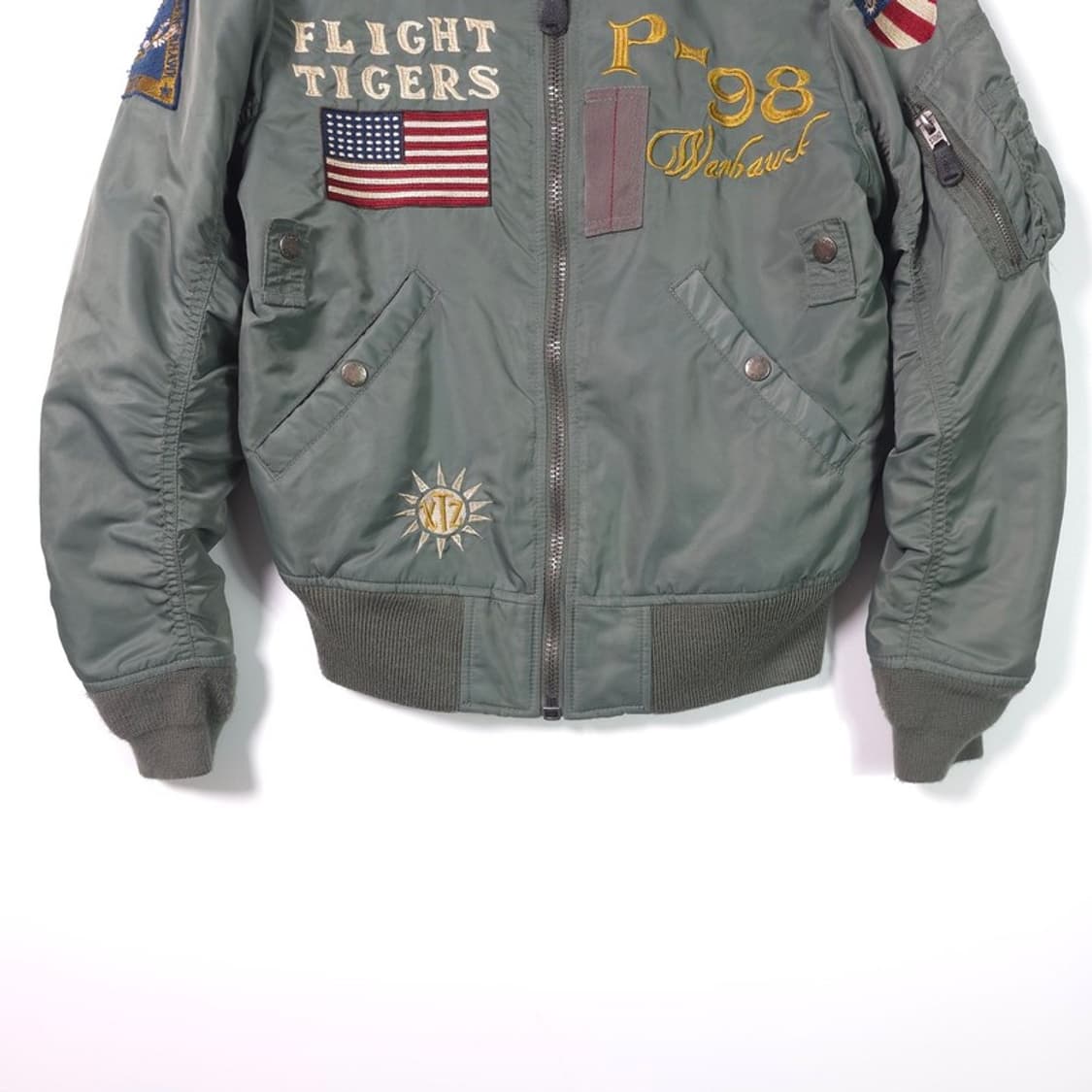 XTONZ Flight Tigers MA1 항공자켓 XS 상품이미지4