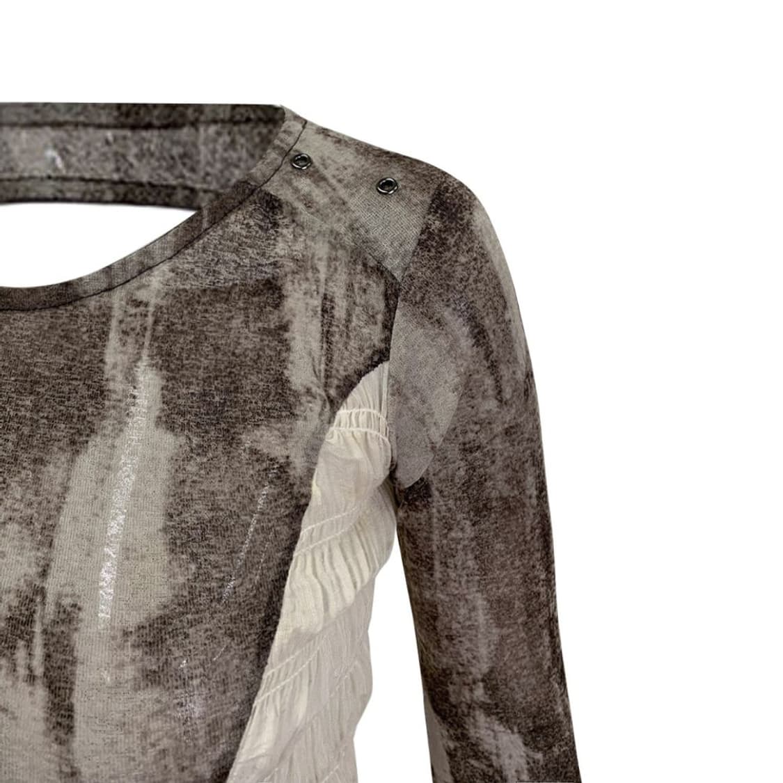 0104 excursive top - brown 상품이미지4