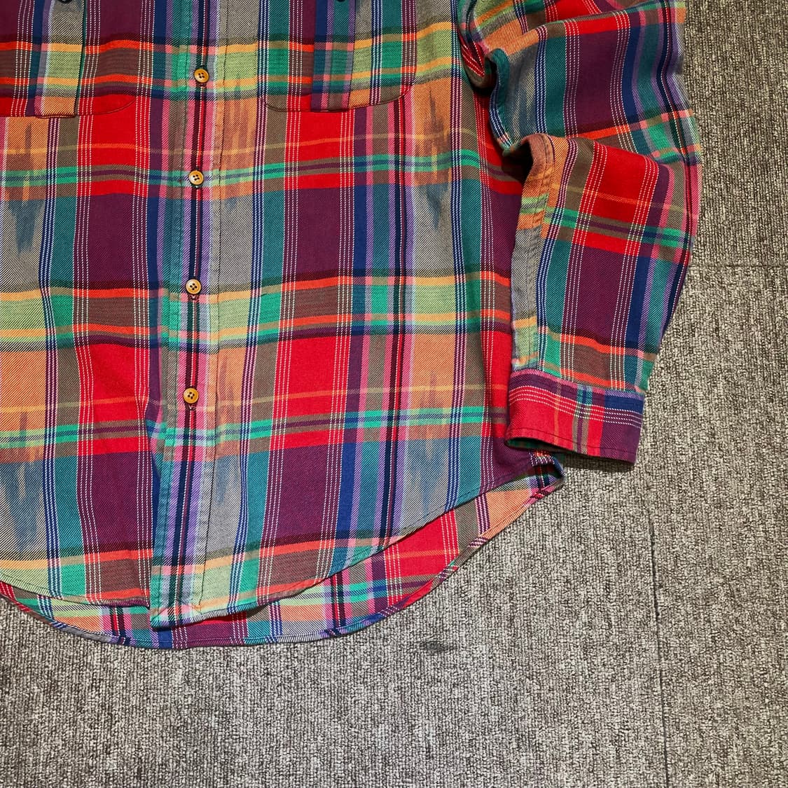 (L) POLO 폴로 랄프로렌 체크 셔츠 상품이미지5