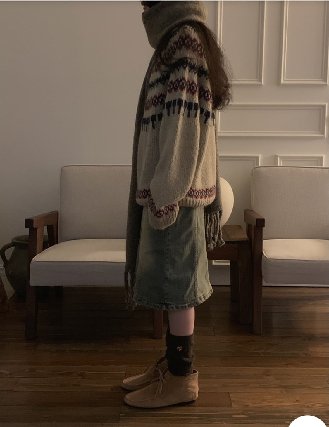 메이비베이비 빈티지 노르딕 크리스마스 니트 상품이미지4